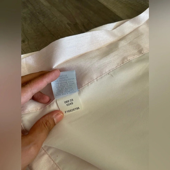 Simply Shabby Chic Balloon Valance Soft Pink Window Shade Faux Silk New curtains - Picture 7 of 9